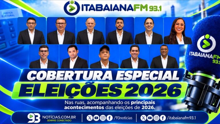 Itabaiana FM e Portal 93 Notícias realizam a maior cobertura das eleições 2026 em Sergipe