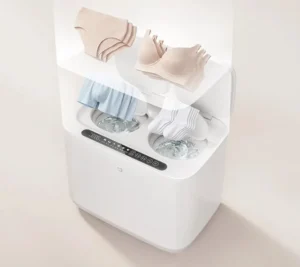 Xiaomi lança mini-lavadora dupla que higieniza roupas íntimas a 95°C